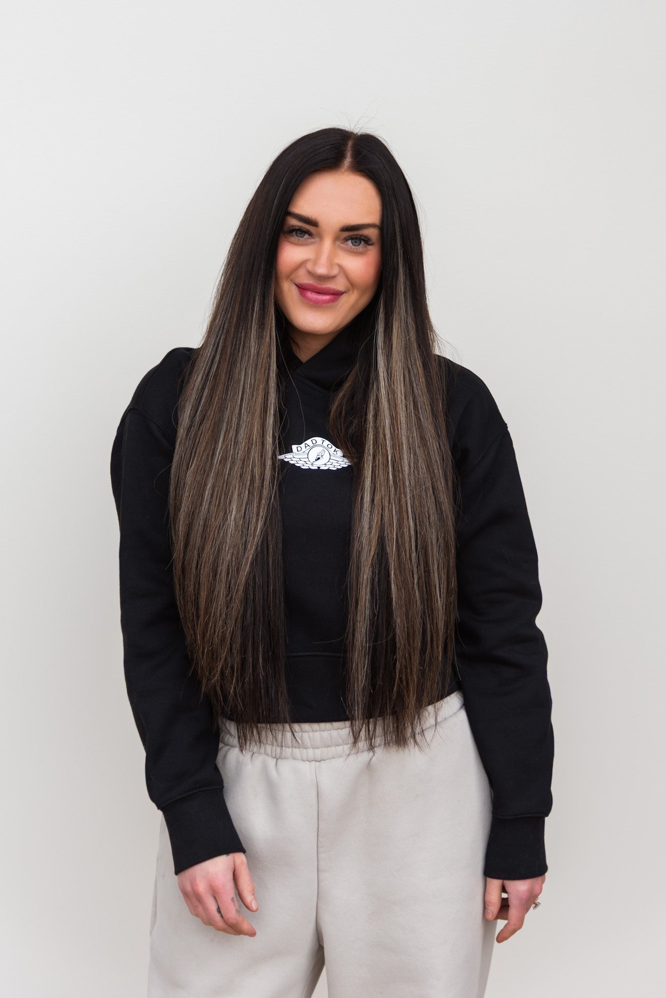 Air Dadtok Crop Hoodie