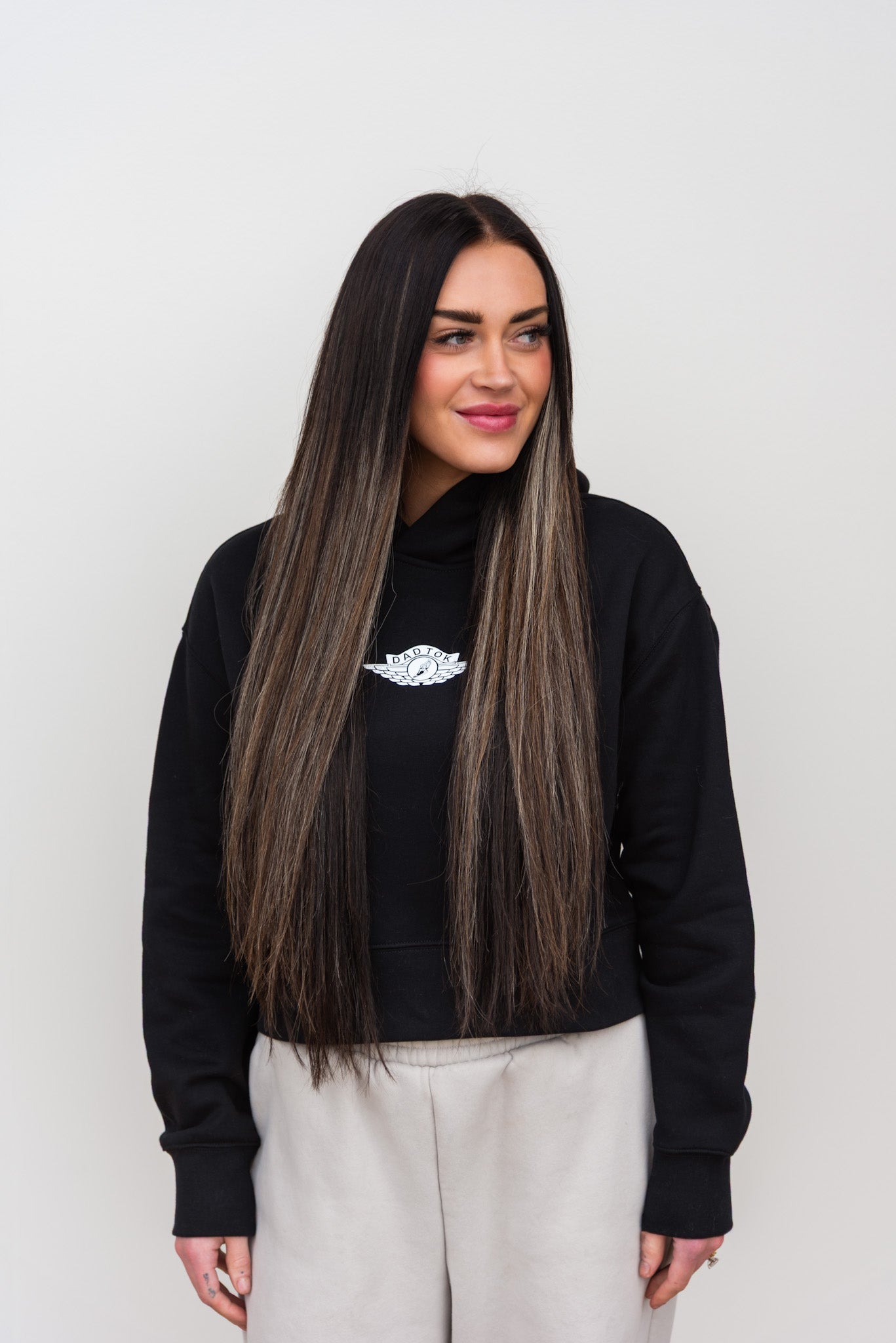 Air Dadtok Crop Hoodie
